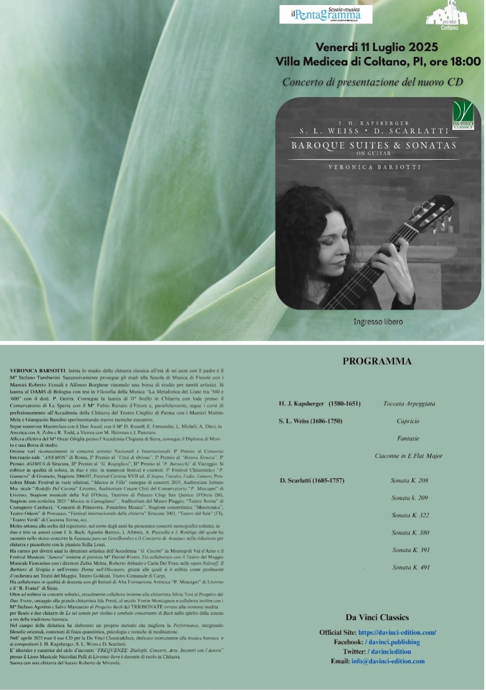 Concerto di presentazione del nuovo CD